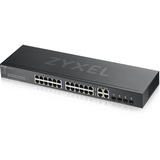 Zyxel GS1920-24V2 Gestionado Gigabit Ethernet (10/100/1000) Negro, Interruptor/Conmutador negro, Gestionado, Gigabit Ethernet (10/100/1000), Montaje en rack