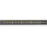Zyxel GS1920-48HPV2 Gestionado Gigabit Ethernet (10/100/1000) Energía sobre Ethernet (PoE) Negro, Interruptor/Conmutador negro, Gestionado, Gigabit Ethernet (10/100/1000), Energía sobre Ethernet (PoE)