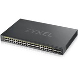 Zyxel GS1920-48HPV2 Gestionado Gigabit Ethernet (10/100/1000) Energía sobre Ethernet (PoE) Negro, Interruptor/Conmutador negro, Gestionado, Gigabit Ethernet (10/100/1000), Energía sobre Ethernet (PoE)