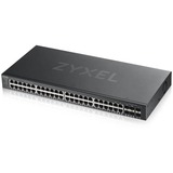 Zyxel GS1920-48V2 Gestionado Gigabit Ethernet (10/100/1000) Negro, Interruptor/Conmutador negro, Gestionado, Gigabit Ethernet (10/100/1000), Montaje en rack