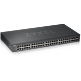 Zyxel GS1920-48V2 Gestionado Gigabit Ethernet (10/100/1000) Negro, Interruptor/Conmutador negro, Gestionado, Gigabit Ethernet (10/100/1000), Montaje en rack