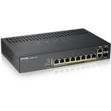 Zyxel GS1920-8HPV2 Gestionado Gigabit Ethernet (10/100/1000) Energía sobre Ethernet (PoE) Negro, Interruptor/Conmutador negro, Gestionado, Gigabit Ethernet (10/100/1000), Energía sobre Ethernet (PoE), Montaje de pared