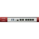 Zyxel VPN Firewall VPN 100 cortafuegos (hardware) 2000 Mbit/s 2000 Mbit/s, 500 Mbit/s, 45,38 BTU/h, 529688,2 h, Alámbrico, Ethernet (RJ-45)