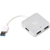 i-tec Metal USB 3.0 Passive HUB 4 Port, Hub USB plateado