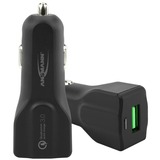 Ansmann 1000-0024 cargador de dispositivo móvil Negro Auto negro, Auto, Encendedor de cigarrillos, 5 V, Negro