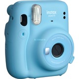 Fujifilm Instax Mini 11 62 x 46 mm Azul, Cámara instantánea celeste, 0,3 - 2,7 m, 6,5 s, Auto, 1/250 s, 0,5 s, Electrónico