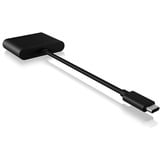 ICY BOX IB-CR301-C3 lector de tarjeta USB 3.2 Gen 1 (3.1 Gen 1) Type-C Negro, Lector de tarjetas negro, CF, MicroSD (TransFlash), MicroSDHC, MicroSDXC, SD, SDHC, SDXC, Negro, 5000 Mbit/s, Aluminio, 2 GB, USB 3.2 Gen 1 (3.1 Gen 1) Type-C