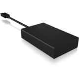 ICY BOX IB-CR401-C3 lector de tarjeta USB 3.2 Gen 1 (3.1 Gen 1) Type-C Negro, Lector de tarjetas antracita, CF, MicroSD (TransFlash), MicroSDHC, MicroSDXC, SD, SDHC, SDXC, Negro, 5000 Mbit/s, Aluminio, Plástico, USB 3.2 Gen 1 (3.1 Gen 1) Type-C, 77 mm