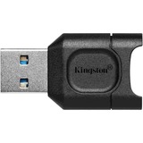 Kingston MobileLite Plus lector de tarjeta USB 3.2 Gen 1 (3.1 Gen 1) Type-A Negro, Lector de tarjetas negro, MicroSD (TransFlash), Negro, Windows 10, Windows 8.1, Windows 8, Mac OS X v. 10.10.x+, Linux v.2.6.x+, Chrome OS, USB 3.2 Gen 1 (3.1 Gen 1) Type-A, 0 - 60 °C, -20 - 70 °C