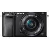 Sony ILCE-6000L Cámaras digitales, Cámara digital negro, 24,3 MP, 6000 x 4000 Pixeles, CMOS, Full HD, 285 g, Negro