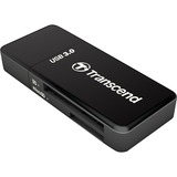 Transcend RDF5 lector de tarjeta USB 3.2 Gen 1 (3.1 Gen 1) Type-A Negro, Lector de tarjetas negro, MicroSDHC,MicroSDXC,SDHC,SDXC, Negro, Microsoft Windows 7 Microsoft Windows 8 Microsoft Windows 10 Mac OS X 10.2.8 or later Linux Kernel..., CE/FCC/BSMI/KC/RCM/EAC, USB 3.2 Gen 1 (3.1 Gen 1) Type-A, 5 V