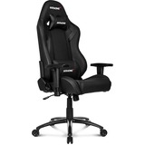 AKRacing SX Asiento acolchado Respaldo acolchado, Asientos de juego negro, Asiento acolchado, Respaldo acolchado, Negro, Negro, Imitación piel, Imitación piel
