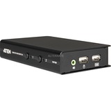 ATEN CS72D Negro interruptor KVM, Switch KVM negro, USB, USB, DVI-D, 1,2 m, 1920 x 1200 Pixeles, Negro