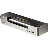 ATEN Switch KVMP™ HDMI/Audio USB de 4 puertos plateado/Negro, Aten Switch KVMP™ HDMI/Audio USB de 4 puertos, 1920 x 1200 Pixeles, WUXGA, 3,62 W, Negro
