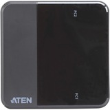 ATEN Switch KVM DisplayPort/Audio USB de 2 puertos (compatible con 4K, cables incluidos) cables incluidos), 4096 x 2160 Pixeles, 4K Ultra HD, 2,18 W, Negro