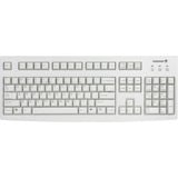 CHERRY G83-6104 teclado USB QWERTY Inglés de EE. UU. Gris beige, Completo (100%), Alámbrico, USB, QWERTY, Gris