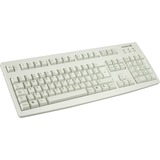 CHERRY G83-6105 teclado Universal USB Inglés del Reino Unido Gris beige, Completo (100%), Alámbrico, USB, Gris