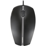 CHERRY Gentix Silent ratón Oficina Ambidextro USB tipo A Óptico 1000 DPI negro, Ambidextro, Óptico, USB tipo A, 1000 DPI, Negro