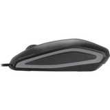 CHERRY Gentix Silent ratón Oficina Ambidextro USB tipo A Óptico 1000 DPI negro, Ambidextro, Óptico, USB tipo A, 1000 DPI, Negro
