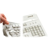 CHERRY WetEx Cubierta de teclado, Película protectora transparente, Cubierta de teclado, 0,25 mm, Transparente