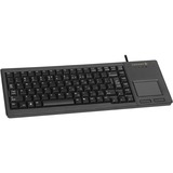 CHERRY XS Touchpad teclado Universal USB QWERTY Inglés de EE. UU. Negro negro, Completo (100%), Alámbrico, USB, QWERTY, Negro