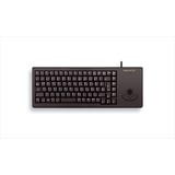 CHERRY XS Trackball teclado Universal USB QWERTY Inglés de EE. UU. Negro negro, Completo (100%), Alámbrico, USB, QWERTY, Negro