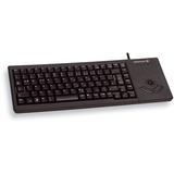 CHERRY XS Trackball teclado Universal USB QWERTY Inglés de EE. UU. Negro negro, Completo (100%), Alámbrico, USB, QWERTY, Negro