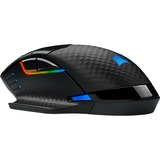 Corsair DARK CORE RGB PRO ratón mano derecha RF Wireless + Bluetooth + USB Type-A Óptico 18000 DPI, Ratones para gaming negro, mano derecha, Óptico, RF Wireless + Bluetooth + USB Type-A, 18000 DPI, Negro