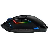 Corsair DARK CORE RGB PRO ratón mano derecha RF Wireless + Bluetooth + USB Type-A Óptico 18000 DPI, Ratones para gaming negro, mano derecha, Óptico, RF Wireless + Bluetooth + USB Type-A, 18000 DPI, Negro