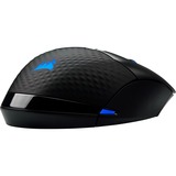 Corsair DARK CORE RGB SE ratón mano derecha RF Wireless + Bluetooth + USB Type-A Óptico 18000 DPI, Ratones para gaming negro, mano derecha, Óptico, RF Wireless + Bluetooth + USB Type-A, 18000 DPI, Negro
