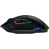 Corsair DARK CORE RGB SE ratón mano derecha RF Wireless + Bluetooth + USB Type-A Óptico 18000 DPI, Ratones para gaming negro, mano derecha, Óptico, RF Wireless + Bluetooth + USB Type-A, 18000 DPI, Negro