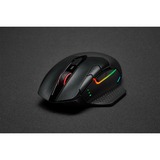 Corsair DARK CORE RGB SE ratón mano derecha RF Wireless + Bluetooth + USB Type-A Óptico 18000 DPI, Ratones para gaming negro, mano derecha, Óptico, RF Wireless + Bluetooth + USB Type-A, 18000 DPI, Negro