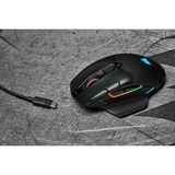 Corsair DARK CORE RGB SE ratón mano derecha RF Wireless + Bluetooth + USB Type-A Óptico 18000 DPI, Ratones para gaming negro, mano derecha, Óptico, RF Wireless + Bluetooth + USB Type-A, 18000 DPI, Negro
