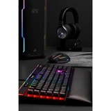 Corsair DARK CORE RGB SE ratón mano derecha RF Wireless + Bluetooth + USB Type-A Óptico 18000 DPI, Ratones para gaming negro, mano derecha, Óptico, RF Wireless + Bluetooth + USB Type-A, 18000 DPI, Negro