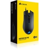 Corsair Harpoon RGB Pro ratón mano derecha USB tipo A Óptico 12000 DPI, Ratones para gaming negro, mano derecha, Óptico, USB tipo A, 12000 DPI, Negro