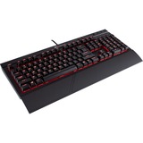 Corsair K68 teclado USB Alemán Negro, Teclado para gaming negro, Estándar, Alámbrico, USB, Interruptor mecánico, LED, Negro