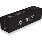 Corsair MM100 Alfombrilla de ratón para juegos Negro, Almohadilla de ratón para juegos negro, Negro, Monocromo, Base antiderrapante, Alfombrilla de ratón para juegos