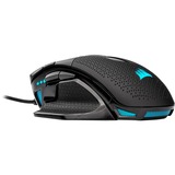 Corsair Nightsword RGB ratón mano derecha USB tipo A Óptico 18000 DPI, Ratones para gaming negro, mano derecha, Óptico, USB tipo A, 18000 DPI, Negro