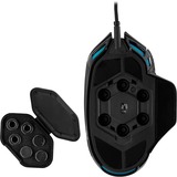 Corsair Nightsword RGB ratón mano derecha USB tipo A Óptico 18000 DPI, Ratones para gaming negro, mano derecha, Óptico, USB tipo A, 18000 DPI, Negro