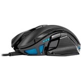 Corsair Nightsword RGB ratón mano derecha USB tipo A Óptico 18000 DPI, Ratones para gaming negro, mano derecha, Óptico, USB tipo A, 18000 DPI, Negro