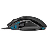 Corsair Nightsword RGB ratón mano derecha USB tipo A Óptico 18000 DPI, Ratones para gaming negro, mano derecha, Óptico, USB tipo A, 18000 DPI, Negro