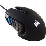Corsair Scimitar RGB Elite ratón mano derecha USB tipo A Óptico 18000 DPI, Ratones para gaming negro, mano derecha, Óptico, USB tipo A, 18000 DPI, Negro
