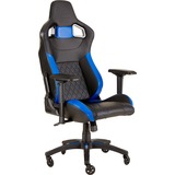 Corsair T1 Race Silla para videojuegos de PC Negro, Azul, Asientos de juego negro/Azul, Silla para videojuegos de PC, 120 kg, Racing, Nylon, Negro, Metal