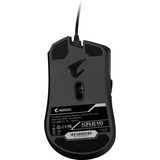 GIGABYTE AORUS M3 ratón mano derecha USB tipo A Óptico 6400 DPI, Ratones para gaming negro (mate), mano derecha, Óptico, USB tipo A, 6400 DPI, 12500 pps, Negro