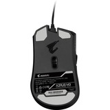 GIGABYTE AORUS M3 ratón mano derecha USB tipo A Óptico 6400 DPI, Ratones para gaming negro (mate), mano derecha, Óptico, USB tipo A, 6400 DPI, 12500 pps, Negro