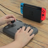 HORI Fighting Stick Mini Nintendo Switch, Palanca de mando negro
