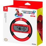 HORI Mario Kart 8 Deluxe Racing Wheel Mario, Nintendo Switch Volante de carreras, Soporte rojo/Negro, Nintendo Switch, Nintendo Switch, Volante de carreras, Rojo, Caja