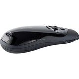 Kensington Control del cursor inalámbrico con láser verde, Presentador negro/Negro brillante, RF, USB, 45 m, Negro