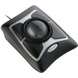 Kensington Expert Mouse Trackball con cable negro, Ambidextro, Trackball, USB tipo A, 400 DPI, Negro