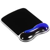 Kensington Mouse Pad DuoGel Azul, Alfombrilla de ratón azul, Negro, Azul, Monocromo, Gel, Descansa muñecas